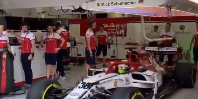 Mick Schumacher im Sauber