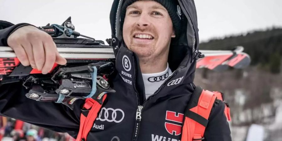 Will für Deutschland die zweite Medaille bei der Ski-WM in Are einfahren: Stefan Luitz. Foto: Michael Kappeler