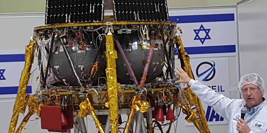 Israels Raumsonde «Beresheet» Mond