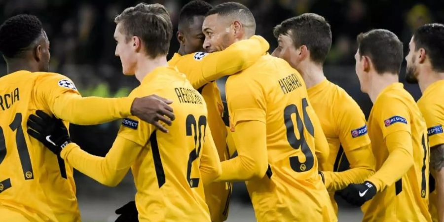 Die Young Boys Bern haben wie bereits im Vorjahr die Schweizer Fussball-Meisterschaft für sich entschieden. Foto: A. Della Valle/KEYSTONE