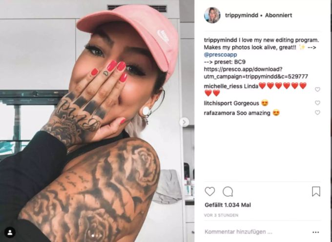 Liza Brito hat auf Instagram viele neue Follower gewonnen. neymar Liza Brito