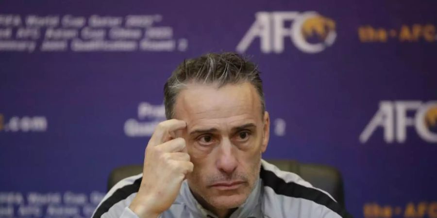Der Cheftrainer der südkoreanischen Nationalmannschaft: Portugiese Paulo Bento. Foto: -/YNA/dpa