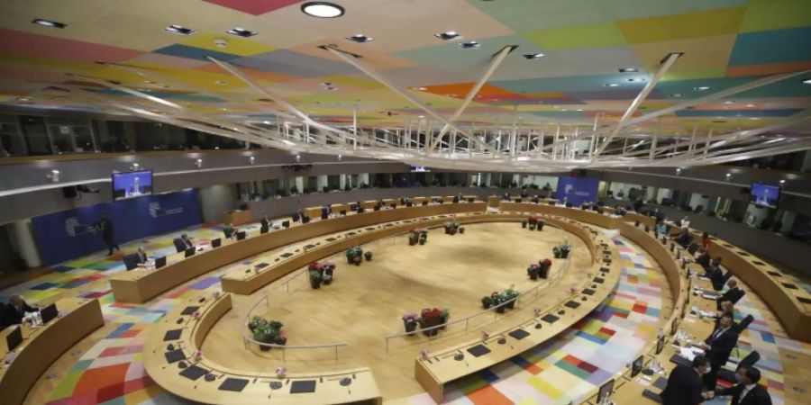 Gipfel-Saal in Brüssel