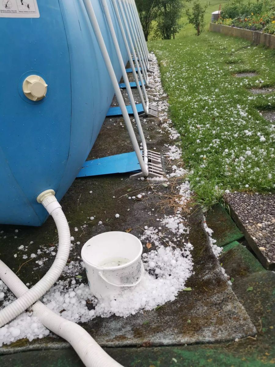 Das Wetter in der Schweiz spielt verrückt.