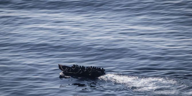 Boot von der Nordküste Afrikas