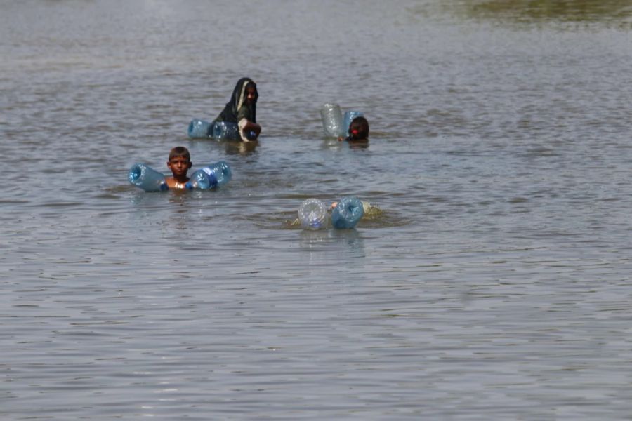 Auch Fluten werden immer häufiger, wie etwa in Pakistan, 2022. Gemäss Behörden wurden damals 5000 Kilometer Strassen und 3,5 Millionen Hektare an Ackerland zerstört.