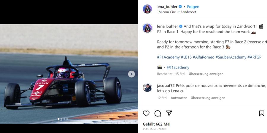 Léna Bühler F1 Academy