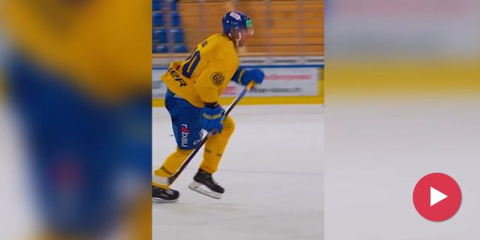 Saisonstart naht - Spieler des HC Davos sind zurück auf dem Eis