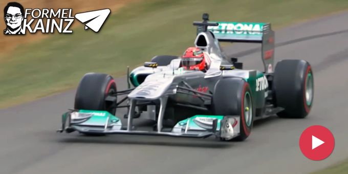 Emotional! - Hier fährt Mick Schumacher den Mercedes von Papa Michael
