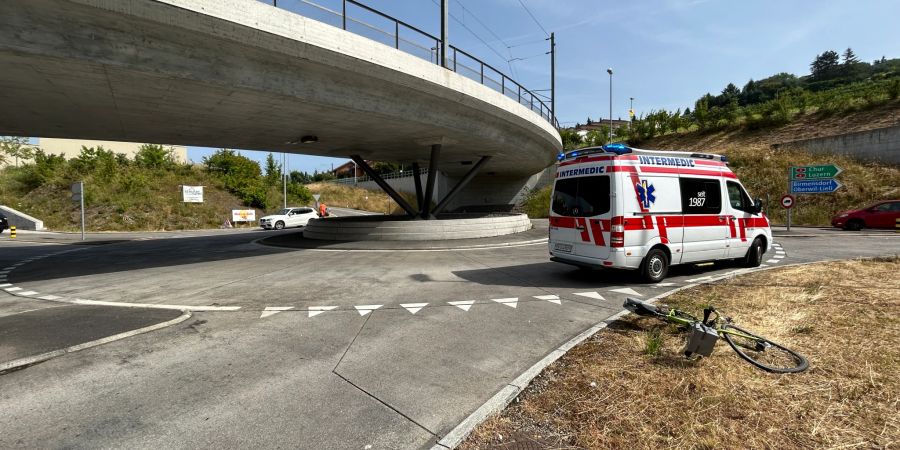 Unfall in Zufikon