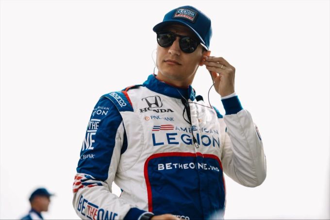 Alex Palou im Vorfeld des IndyCar-GP in Mid-Ohio. Alex Palou IndyCar Mid-Ohio