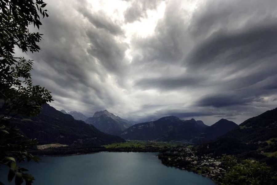 Durch die heftigen Unwetter steigt das Risiko für Murgänge und Überschwemmungen.