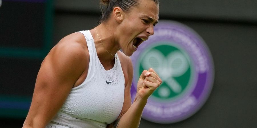 Aryna Sabalenka setzte sich in zwei Sätzen gegen Madison Keys durch.