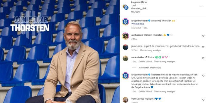 Ex-FCB-Trainer Thorsten Fink übernimmt bei Genk. Thorsten Fink FC Basel