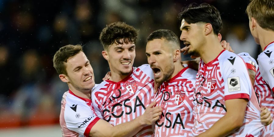 FUSSBALL, CHALLENGE LEAGUE, MEISTERSCHAFT, SAISON 2023/24, FC SION, FC SITTEN, FC STADE NYONNAIS,