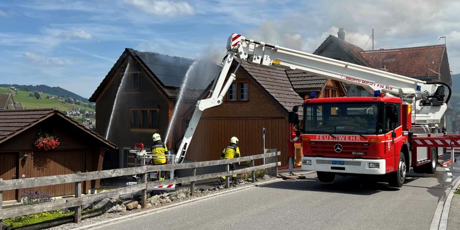 Brand von Wohnhaus