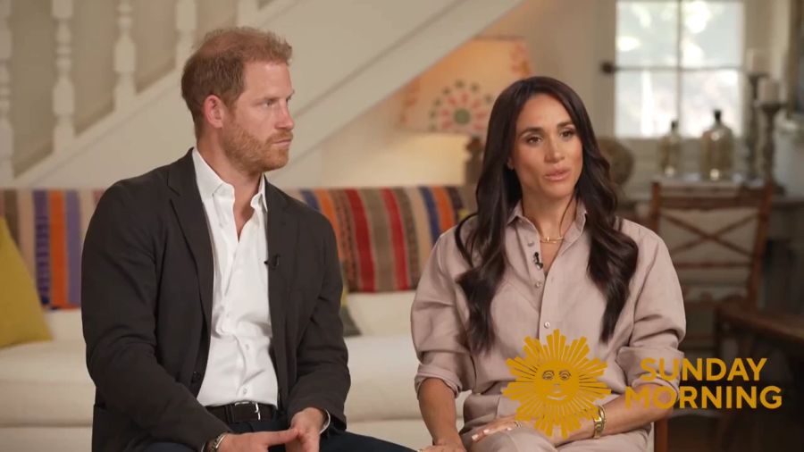 Prinz Harry und Meghan geben CBS ein Interview.