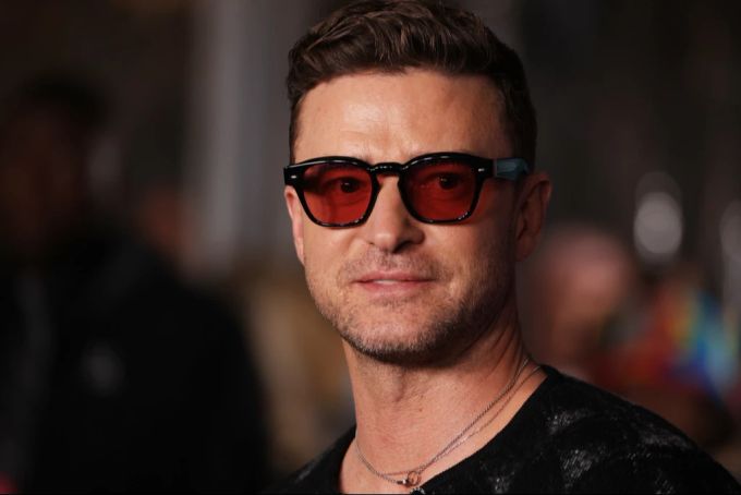 Justin Timberlake konnte seinen Pegel nicht vertuschen. justin timberlake