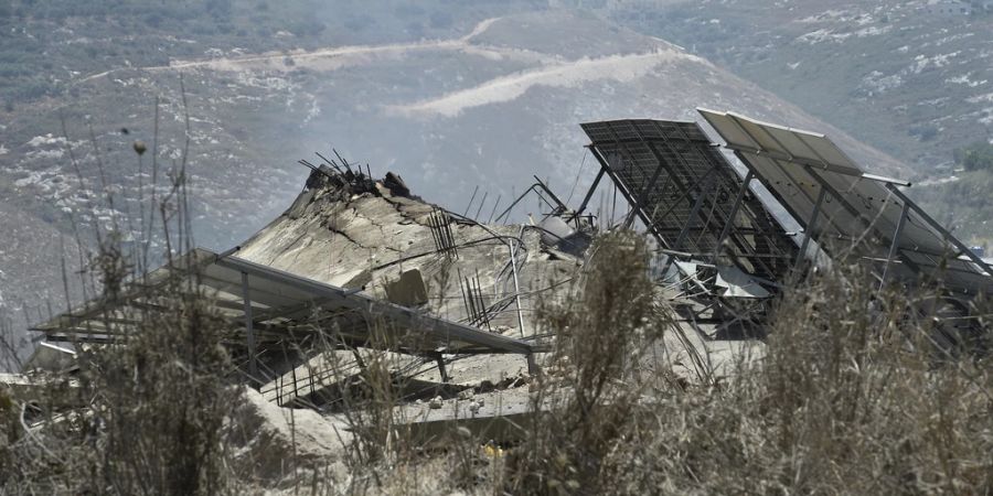 Trümmer Zerstörung Libanon Israel