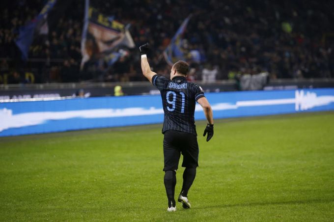 Xherdan Shaqiri lief bei Inter mit der Nummer 91 auf. Xherdan Shaqiri