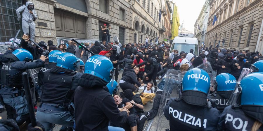 mailand proteste