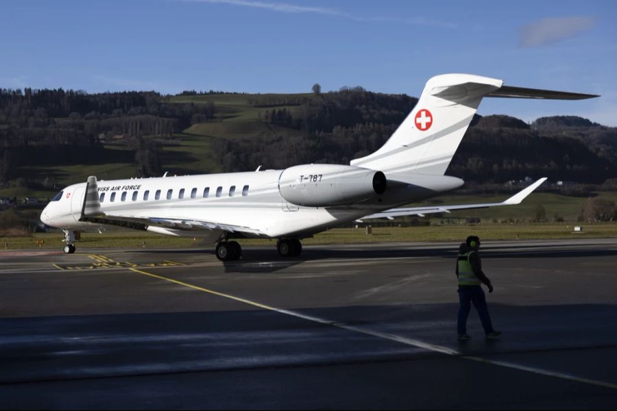 Wird gerne und häufig genutzt: Der Bombardier-Bundesratsjet.