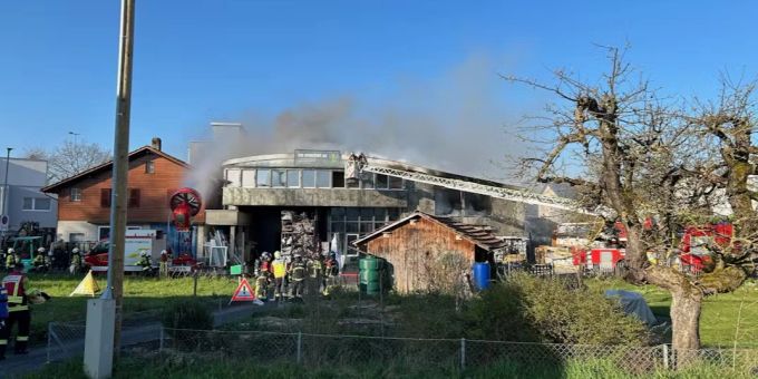 Brand in Fensterbaufirma