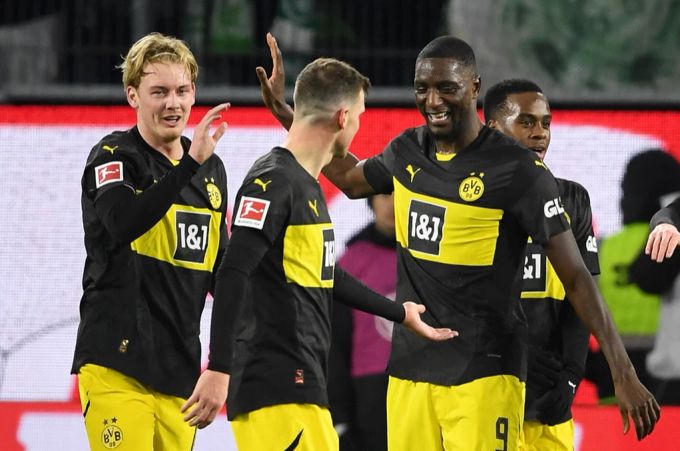 Borussia Dortmund schiesst innert sechs Minuten drei Tore. BVB