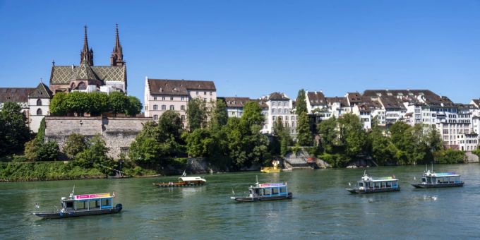 Der Rhein in Basel. (Archivbild) rhein basel