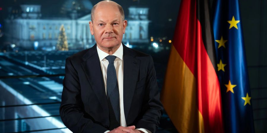 Kanzler Olaf Scholz: «Kraft entsteht aus Zusammenhalt.»