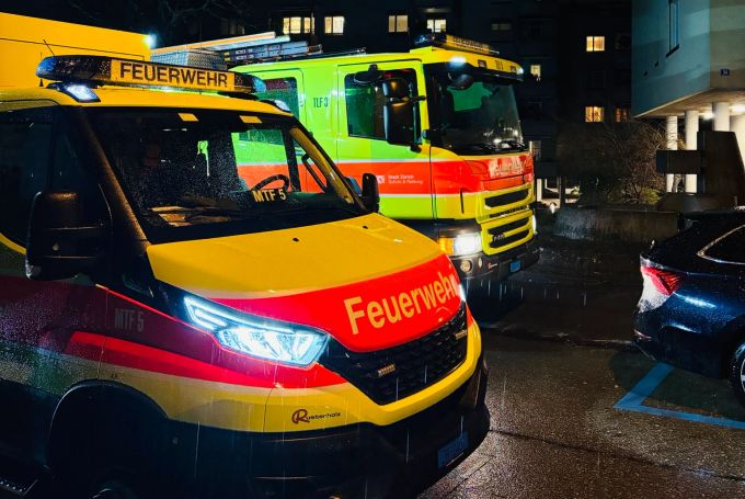Eine Person wurde verletzt. Brand