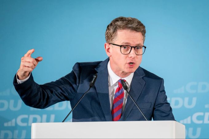 CDU-Generalsekretär Linnemann wehrte die Vorwürfe von Robert Habeck ab. habeck linnemann