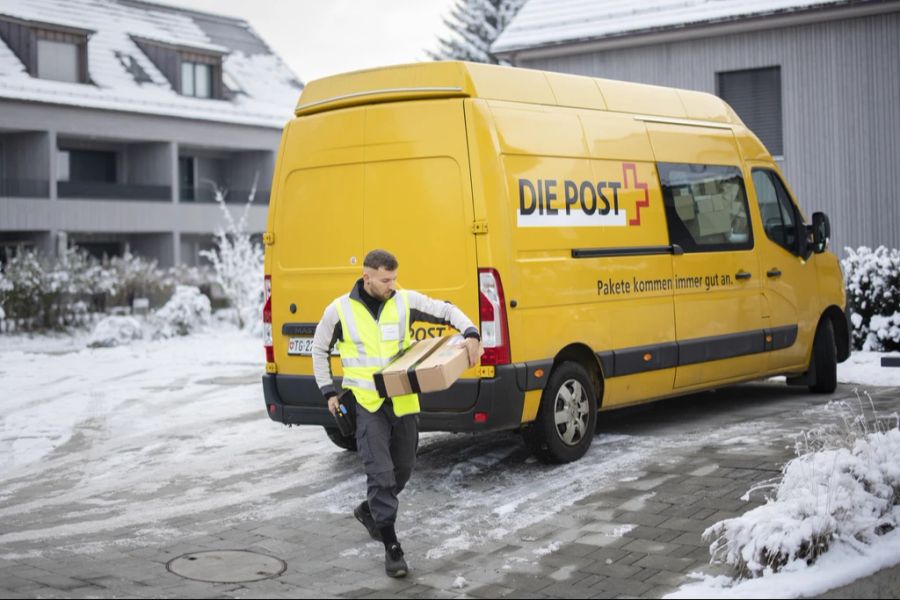 Sind Päckli zu gross für das Milchkästli und ist niemand zu Hause, darf die Post das Paket deponieren.