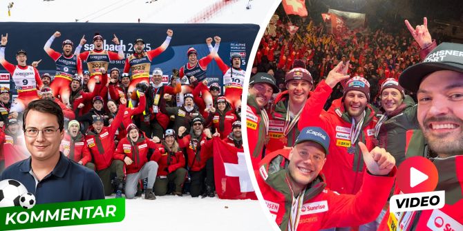 Ski-WM Team-Kombi Schweiz Österreich