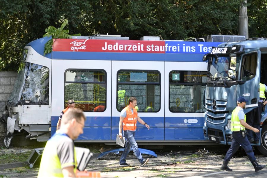 In allen Fällen waren Trams beteiligt.