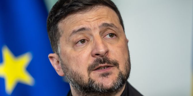 Der ukrainische Präsident Wolodymyr Selenskyj