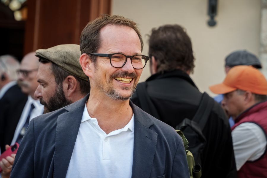 Stadtrat Balthasar Glättli ist zum ersten Mal Gast am Knabenschiessen.