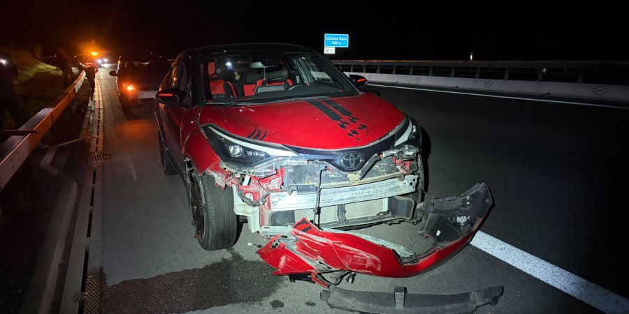 Unfall A14