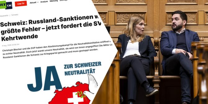 Neutralitätsinitiative Russland Gredig Wermuth