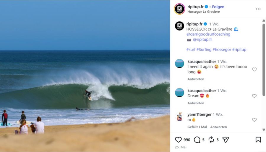 Frankreich: Hossegor