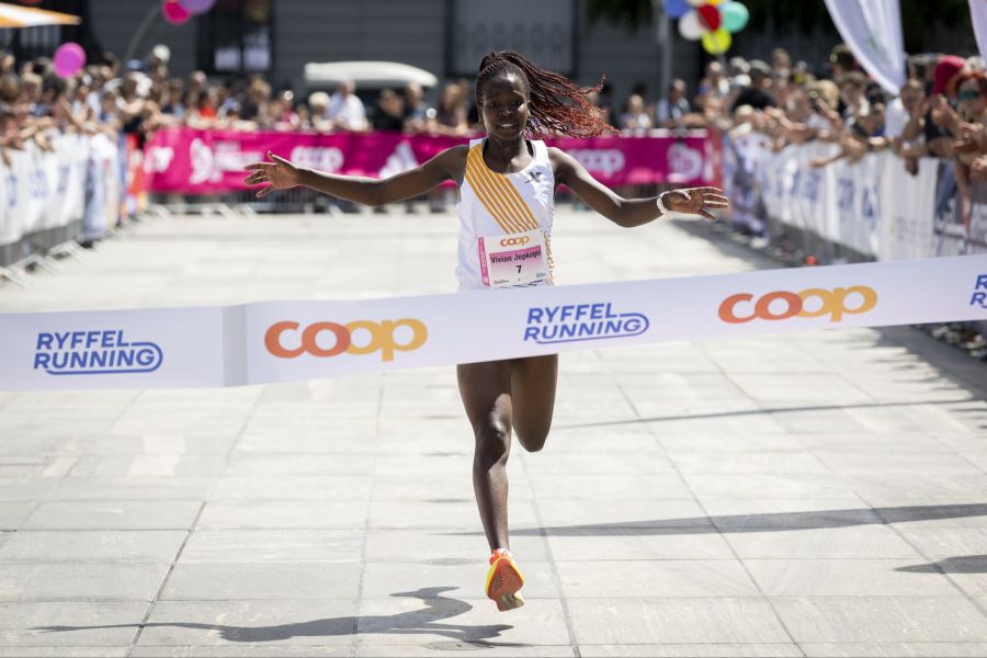 Die schnellste Frau in Bern war die Kenianerin Vivian Jepkogei Cheruiyot.