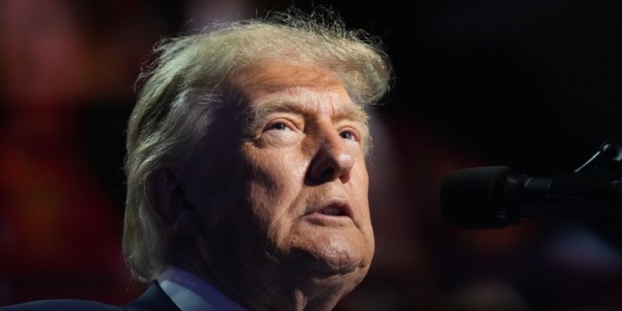US-Präsident Donald Trump hält eine Rede auf dem Parteitag der Republikaner. Foto: Jacquelyn Martin/AP/dpa