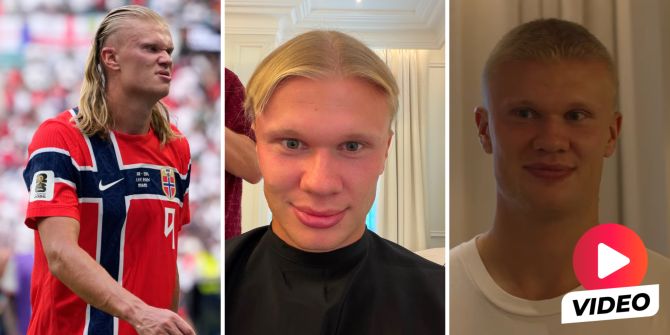 Erling Haaland Haare Rasur
