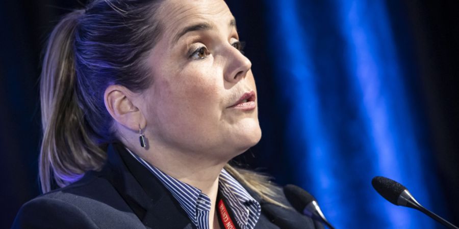 Wird zum zweiten Mal Mutter: Die Aargauer Regierungsrätin Martina Bircher. (Archiv)