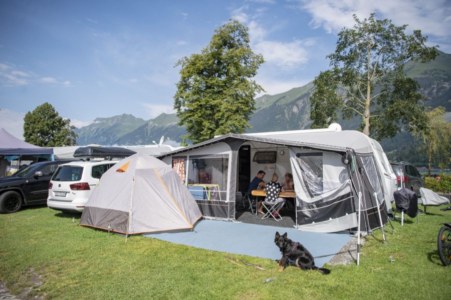 Denn es winkt perfektes Camping-Wetter.