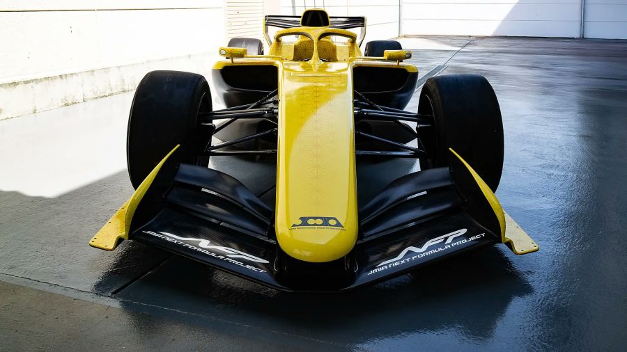 Die Aerodynamik orientiert sich an den aktuellen Formel-1-Autos.