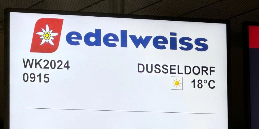 Um 09.15 Uhr ging der Flieger in Richtung Düsseldorf.