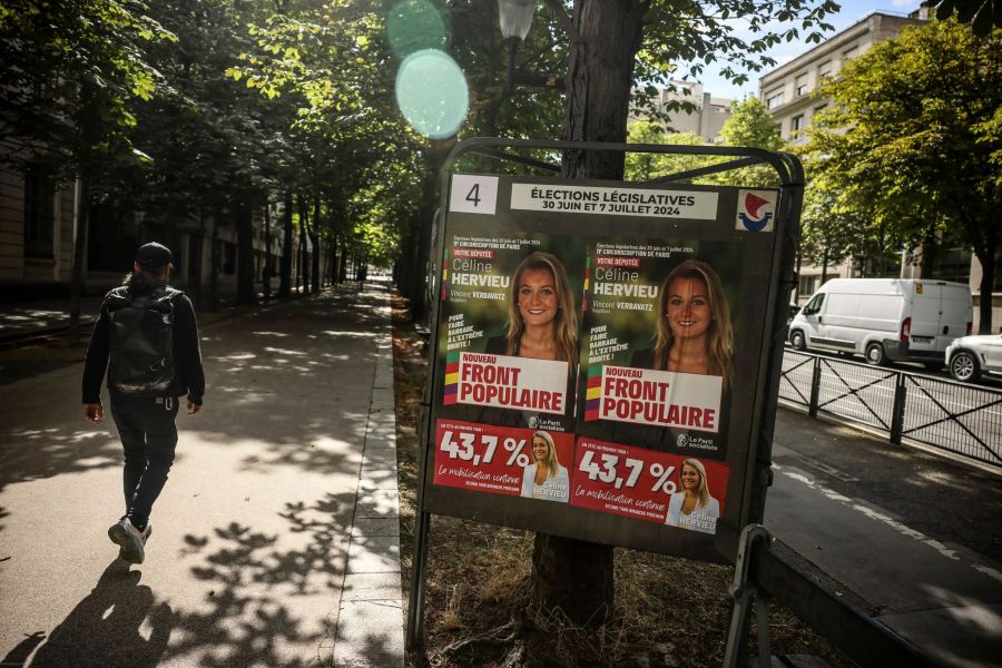 Vor der zweiten Runde der Parlamentswahl in Frankreich