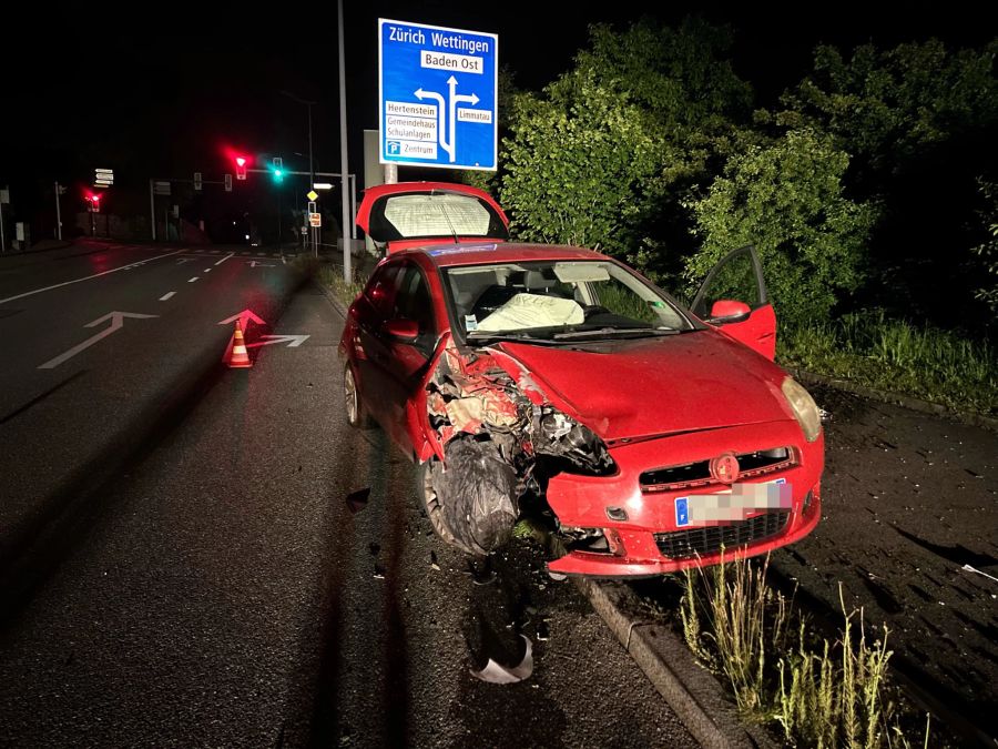 Beim Unfall entstand ein Sachschaden.