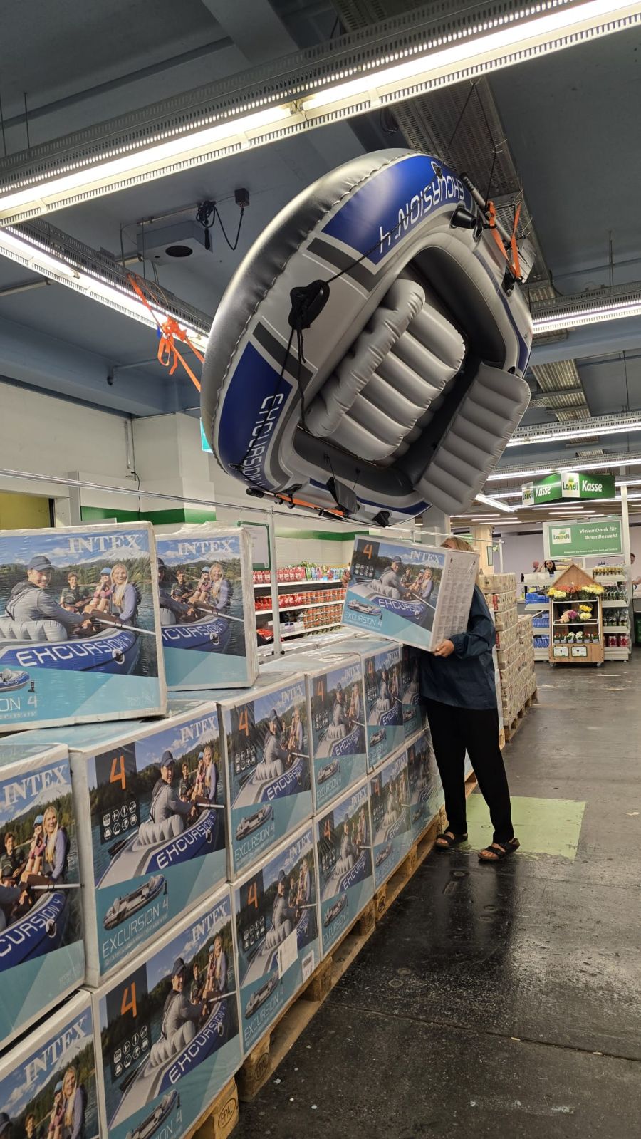 Ab aufs Wasser! Besonders beliebt ist das Schlauchboot.